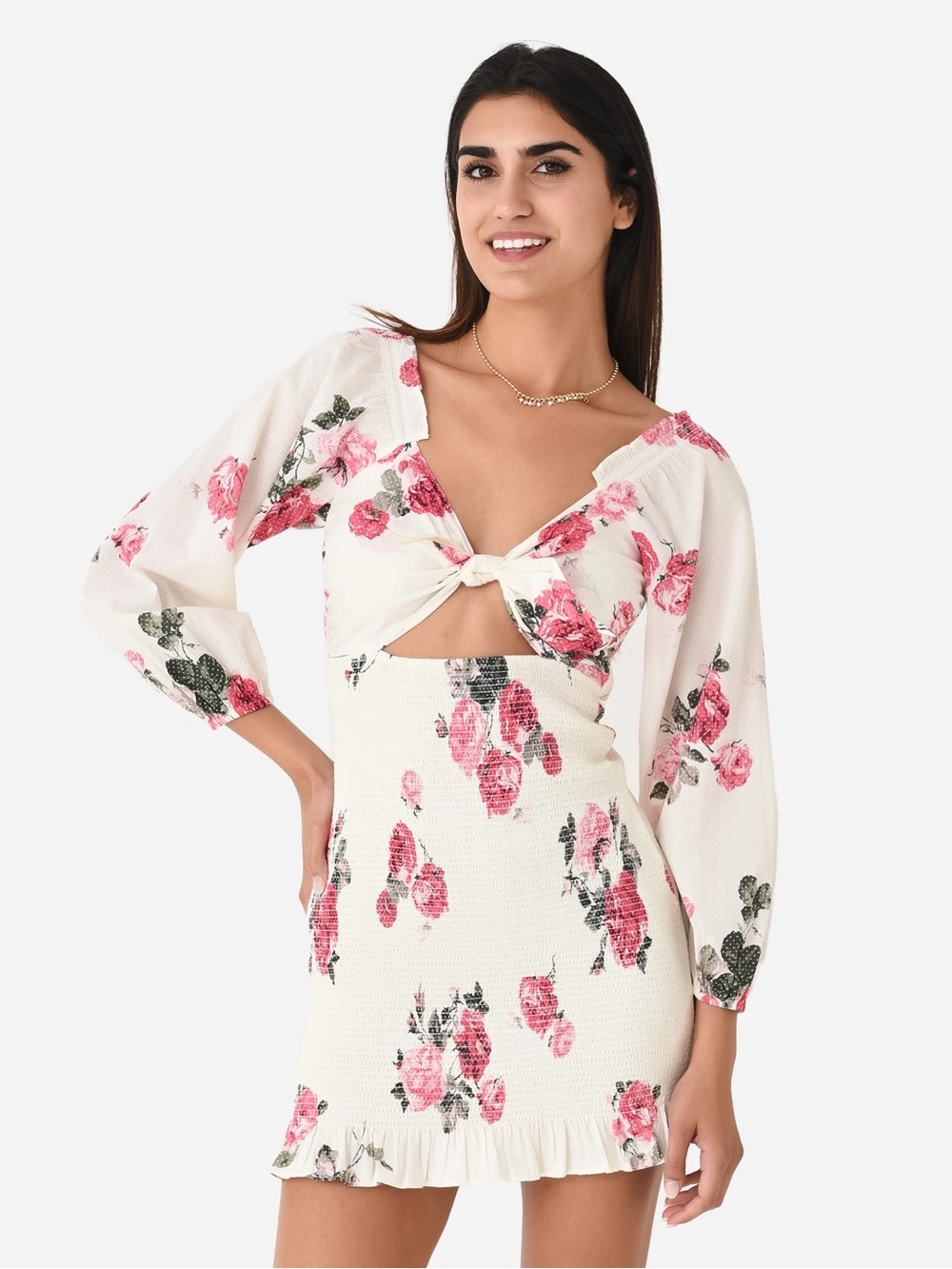 LoveShackFancy Kyndra Mini Dress